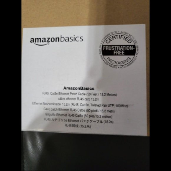 RJ45 Cat5e Ethernet Patch Cable 50 feet - Picture 2 of 3